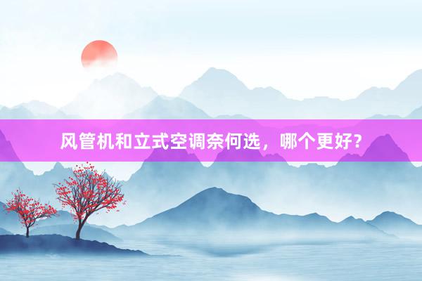 风管机和立式空调奈何选，哪个更好？