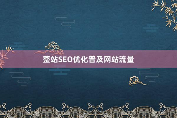 整站SEO优化普及网站流量